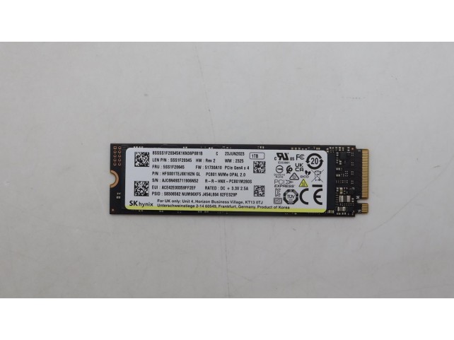 Lenovo SSD_ASM  1T,M.2,2280,PCIe4x4,SKH,OP