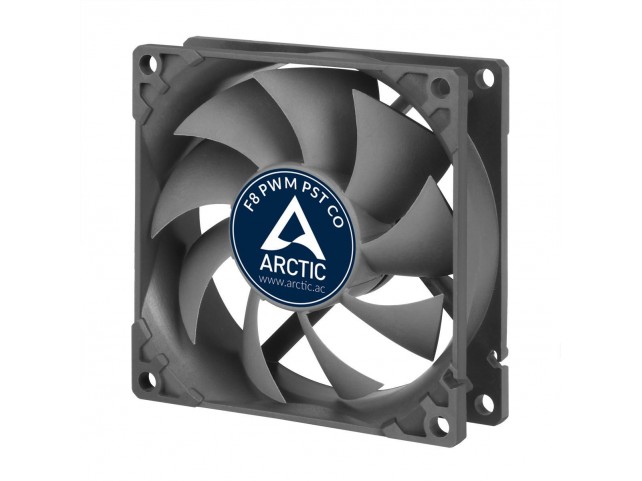 Arctic F8 PWM CO 80mm Fan Low Noise  F8 PWM PST CO 80mm PWM with