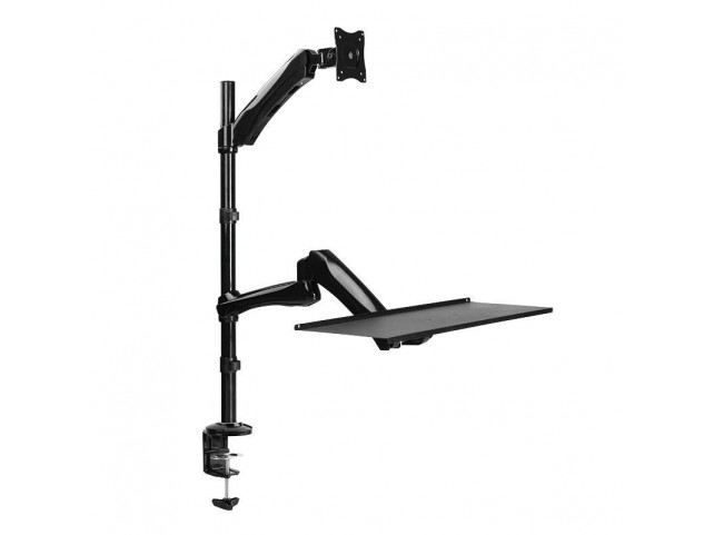 LogiLink Sitz-Steh Workstation 13"-27"  9 kg Tragkraft