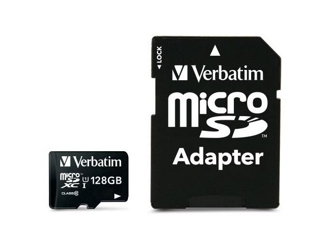 Verbatim MICRO SDXC PREMIUM UHS-I 128GB  CLASS 10 INC ADAPTER