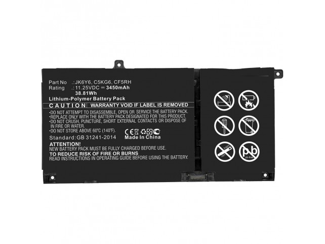 CoreParts Laptop Battery for Dell  38.81Wh Li-Polymer 11.25V
