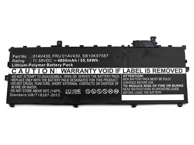 Laptop Battery for Lenovo  55Wh Li-Pol 11.58V 4800mAh