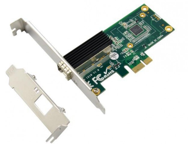 MicroConnect 1port SFP Ethernet Server PCIe  NIC, Chipset: Intel WGI210AS