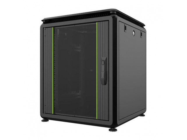 Lanview 19'' 12U Rack Cabinet 600 x  600 x 719mm Data Line - Black