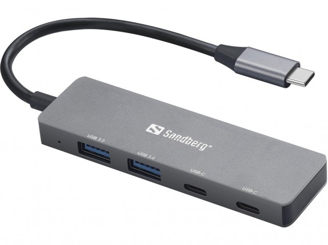 Sandberg USB-C to 2xUSB-A+2xUSB-C Hub  