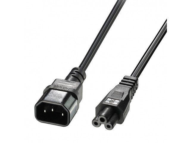 Lindy 1M Iec C14 To Iec C5  Extension Cable