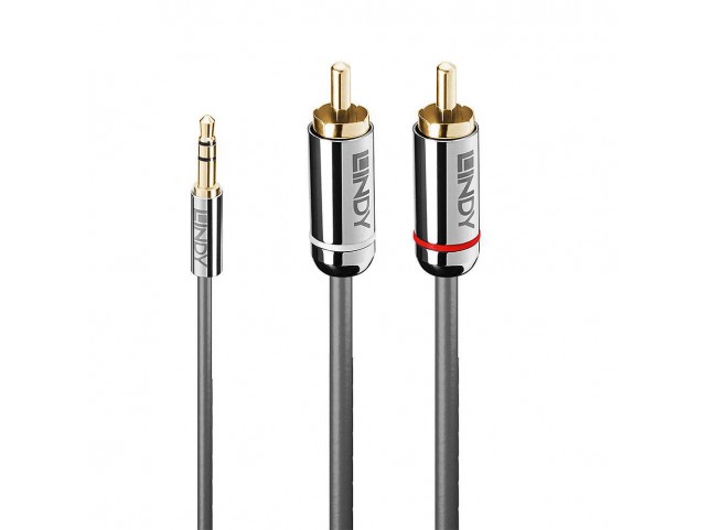 Lindy 0.5M Phono Audio Cable, Cromo  Line