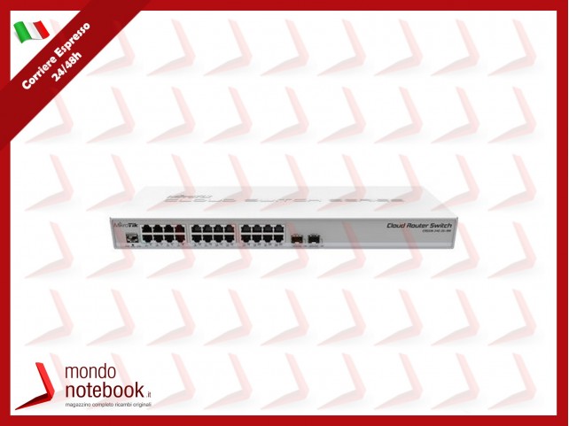 SWITCH MIKROTIK CloudRouter CRS326-24G-2S+RM with 800MHz CPU,512MB RAM, 24xGigabit LAN,2xSFP, Router