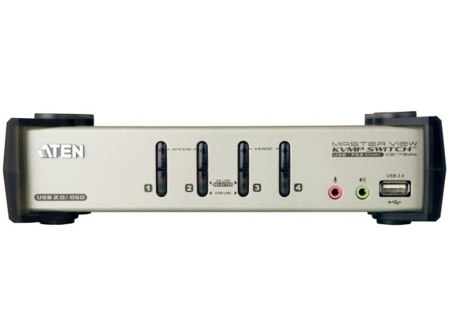 Aten 4 port USB KVM (Five In One)  4-Port USB - PS/2 VGA KVM