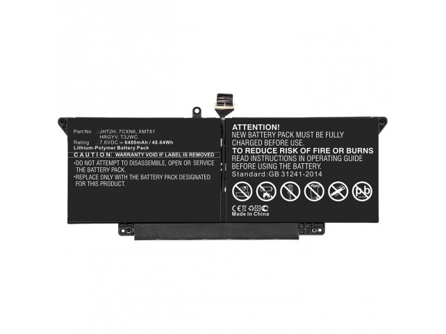 CoreParts Laptop Battery for Dell  48.64Wh Li-Pol 7.6V 6400mAh