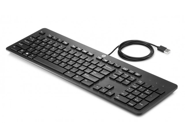 HP USB Business Slim Keyboard UK  **New Retail**