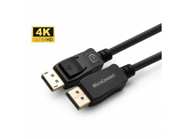 MicroConnect 4K DisplayPort Cable  1.8  Displayport version 1.2,