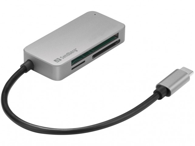 Sandberg USB-C Multi Card Reader Pro  USB-C Multi Card Reader Pro,