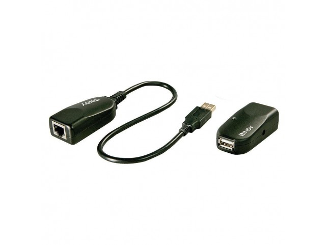 Lindy USB 2.0 Cat.5 Extender 50m  USB 2.0, RJ-45, 5V DC