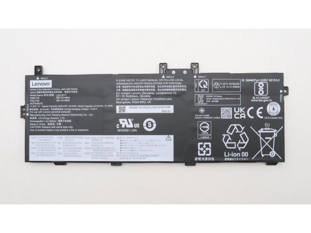 Lenovo BATTERY Internal, 3c, 52.8Wh,  LiIon, LGC