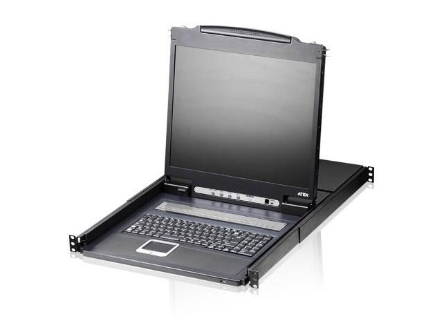 Aten 8-Port 19" LCD KVM Switch  (USB - PS/2 VGA)