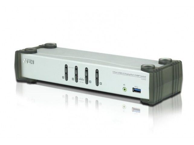 Aten 4-port KVMP Switch  USB3.0,  DisplayPort