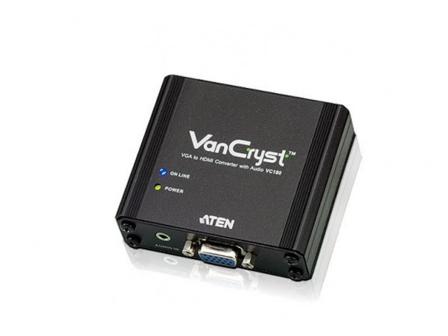 Aten VGA To HDMI Convertor+Audio  VGA to HDMI Audio/Video