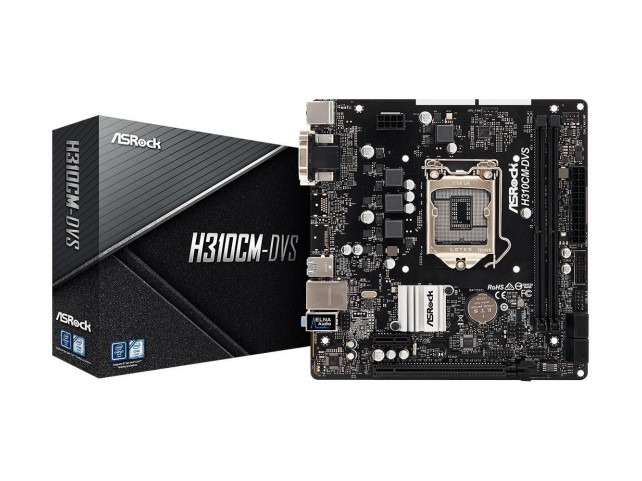 Asrock H310Cm-Dvs Intel H310 Lga  1151 (Socket H4) Micro Atx