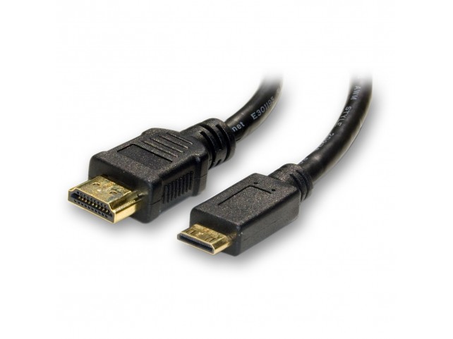 Cavo Video Lcd Tv Cable Hdmi > Mini Hdmi HDTV 1080P Audio & Video - Schermato 1,5m