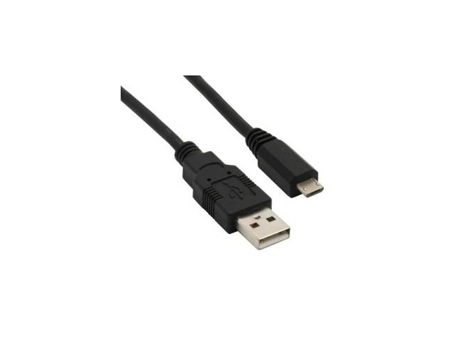 Cavo Dati USB a MICRO USB B 5P DIGITUS SCHERMATO NERO (1,8mt)