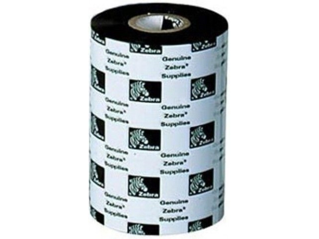 Zebra Ribbon, Wax/Resin, 110mm x 74m  thermal transfer, 12pcs/box