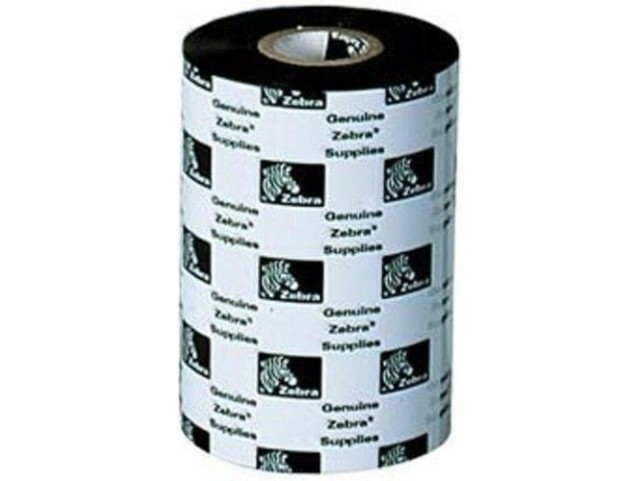 Zebra Ribbon, Resin, 64mm x 74m  thermal transfer, 12rls/box