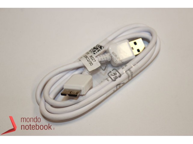 Cavo Dati USB a MICRO USB B COMPATIBILE Samsung Note 3 (Bianco)
