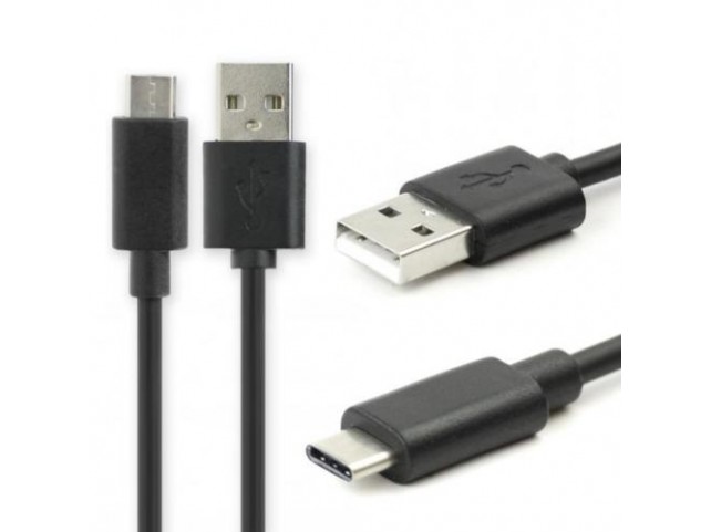 Cavo Dati USB a Type-C (NERO) 1mt