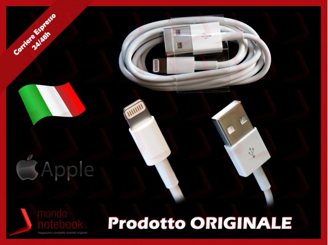 Cavo Dati USB Originale OEM Apple iPhone 5 5C 5S 6 6 Plus iPad 4 Air Mini Mini 2