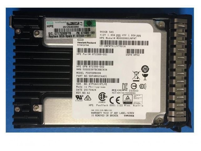 Hewlett Packard Enterprise 900GB SAS 12G SFF RI DS SC  