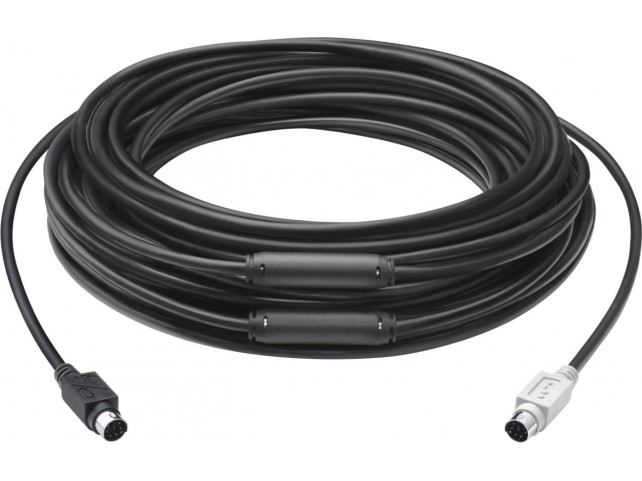 Logitech GROUP extended cable 15m.  6-p Mini-DIN 6-P Mini-DIN