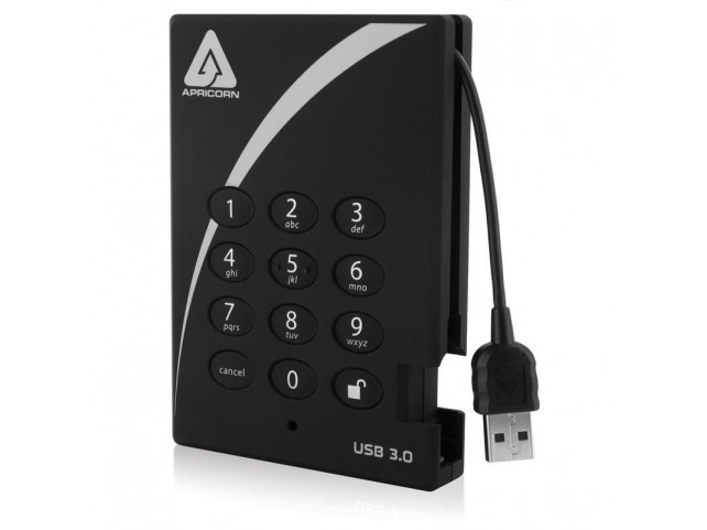 Apricorn HDD 2TB Encrypted USB 3.0  **New Retail**