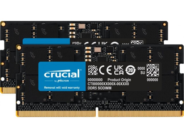 Crucial Memory Module 32 Gb 2 X 16 Gb  Ddr5 5600 Mhz Ecc