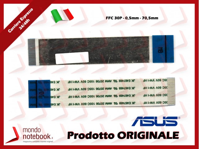 Cavo Flat Cable ASUS IO FFC 30P, 0.5MM, L:70,5mm Reverse - X571GT