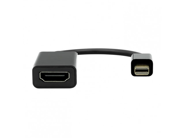 Garbot MiniDP-HDMI. M/F. Black. 17cm  