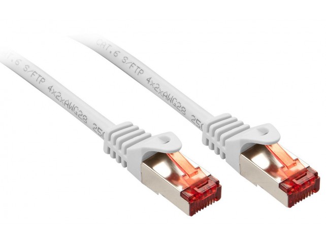 Lindy 0.5m Cat.6 S/FTP Network  Cable, White