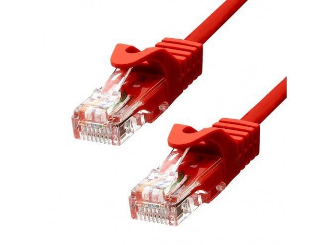 ProXtend CAT5e U/UTP CU PVC Ethernet  Cable Red 30cm