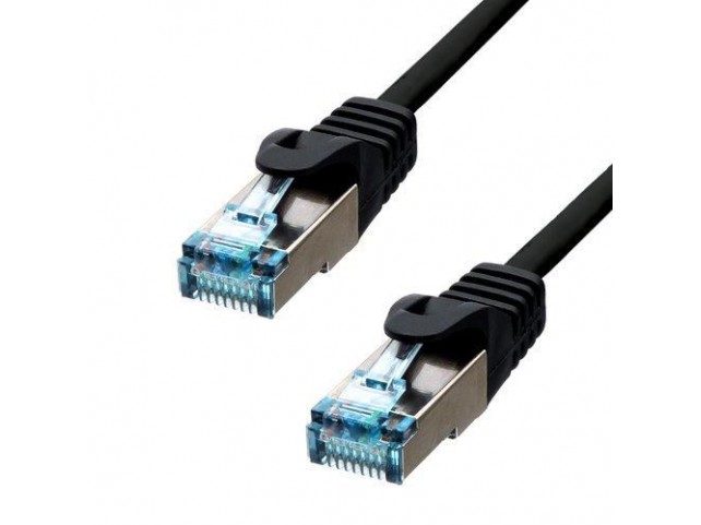 ProXtend CAT6A S/FTP CU LSZH Ethernet  Cable Black 25cm