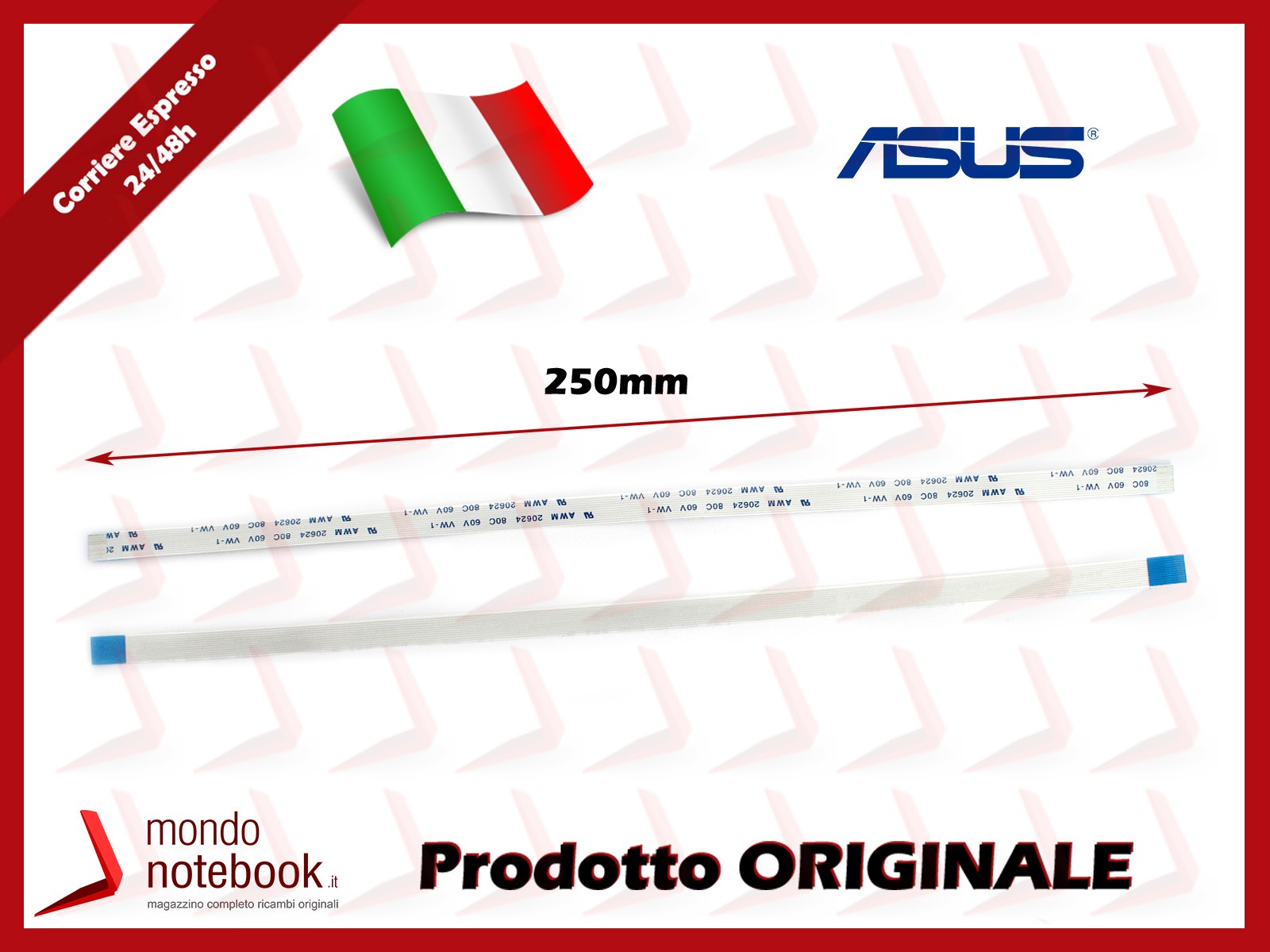 Cavo Flat Cable HP PWR/Audio FFC 12P,0.5mm, L:250mm - DV6000 DV9000