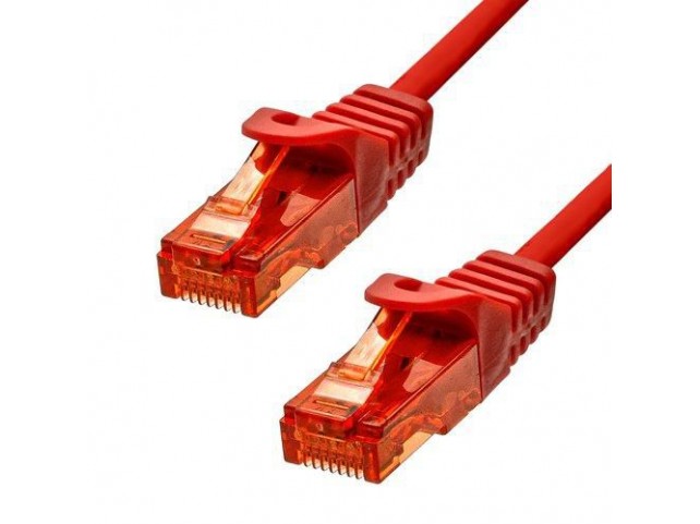 ProXtend CAT6 U/UTP CU LSZH Ethernet  Cable Red 25cm