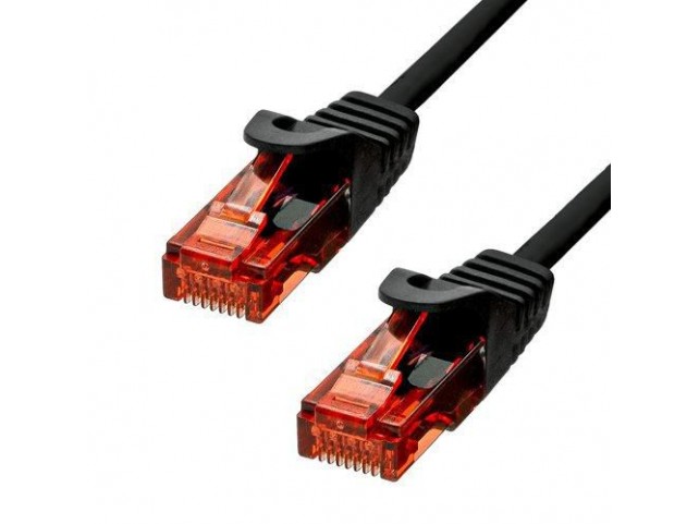 ProXtend CAT6 U/UTP CU LSZH Ethernet  Cable Black 20cm