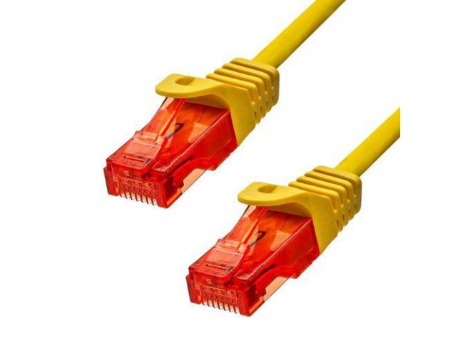 ProXtend CAT6 U/UTP CU LSZH Ethernet  Cable Yellow 1m