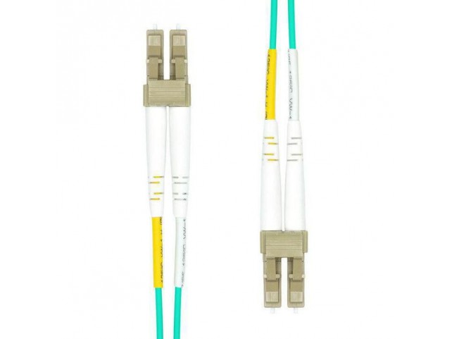 Garbot FO Cable 50/125æ. OM3.  LC/LC-PC. Aqua. 0.5m