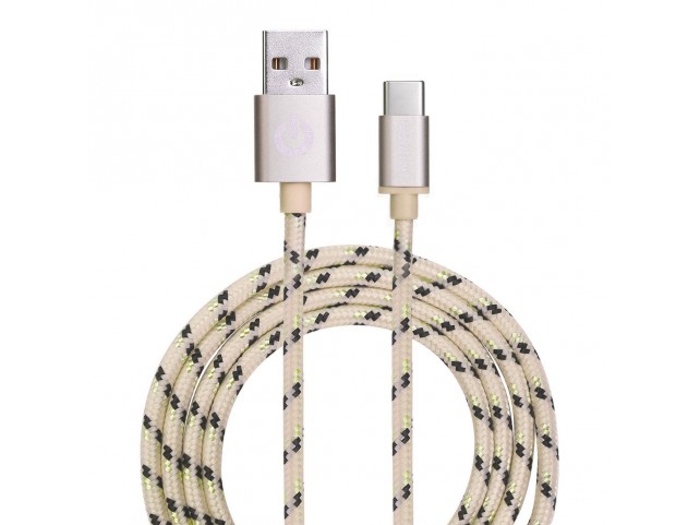 Garbot Garbot Grab&Go 1m Braided  Type-C Cable Gold