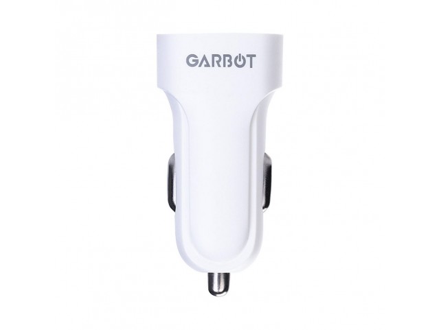 Garbot Garbot Grab&Go Dual USB Car  Charger 10W White