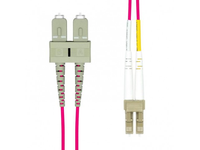 ProXtend LC to SC UPC OM4 Duplex MM  Fiber Optic Cable, 40m