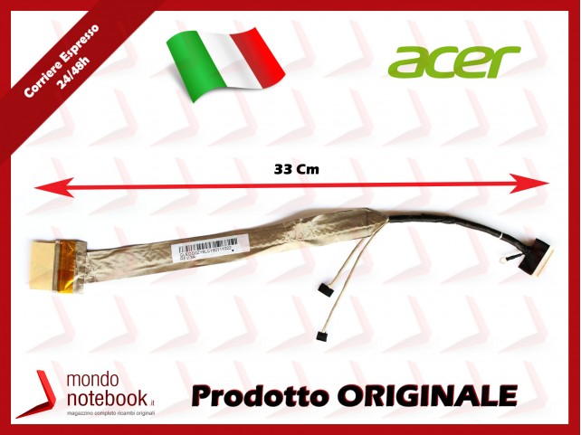 Cavo Flat LCD ACER Aspire 7230 7730 7730G 7730Z 7530G (33Cm)