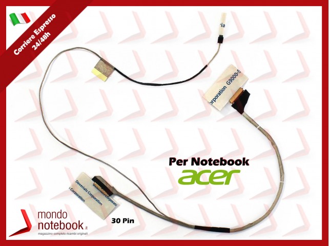 Cavo Flat LCD ACER Aspire ES1-512 ES1-531 ES1-571 Extensa 2519 - 50.MRWN1.006