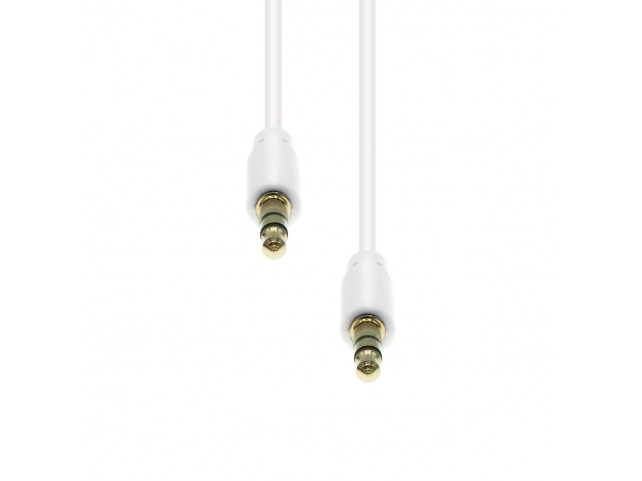 ProXtend 3-Pin Slim Cable M-M White  0.5M